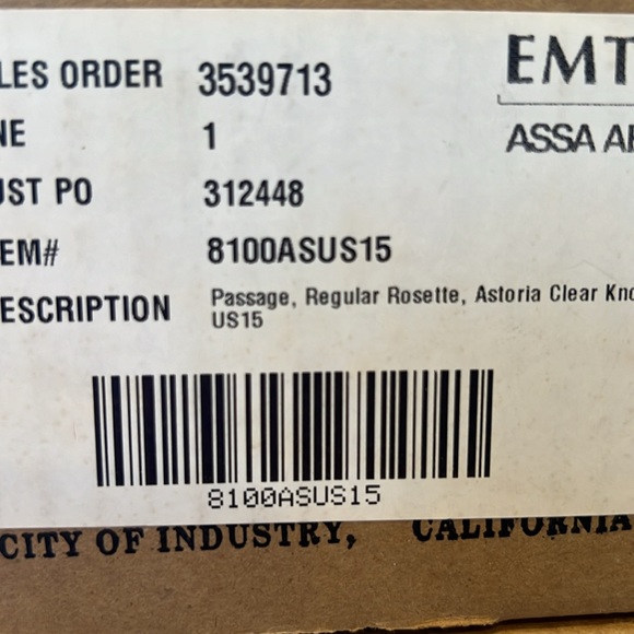 Emtek Astoria door hardware - Picture 5 of 5